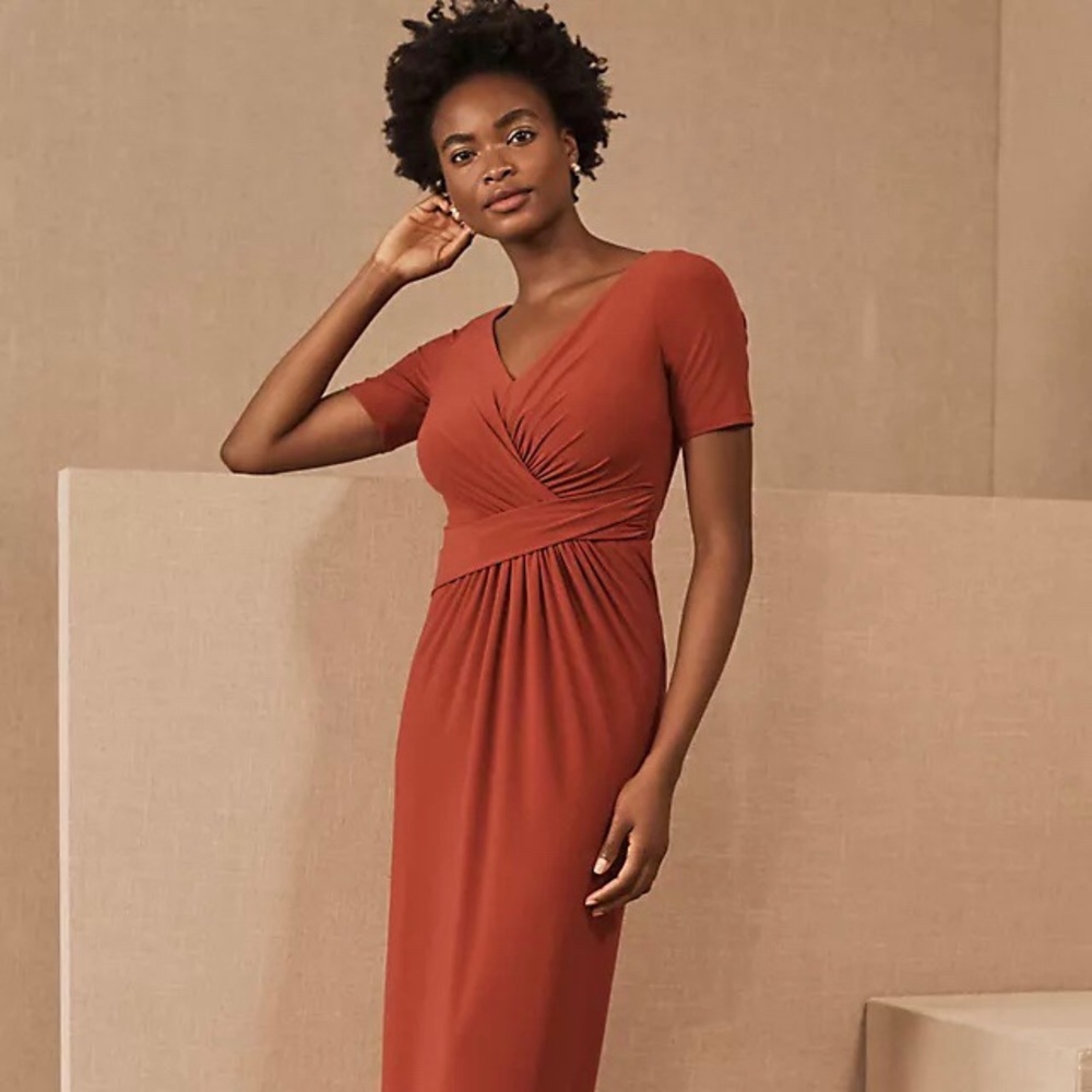 Anthropologie BHLDN Chelle Dress - Sz 8 Orange NWT